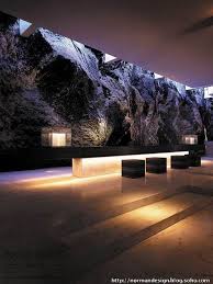 Evocative bands of light and volume effects wall throws from stone wall. 73 Office Wall Cladding Ideas Wall Cladding Wall Design Interior Architecture