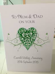 A friend asked me for some wedding cards to have on hand. Emerald Anniversary Card 20th Anniversary Cards Marriage Anniversary Cards Wedding Anniversary Cards