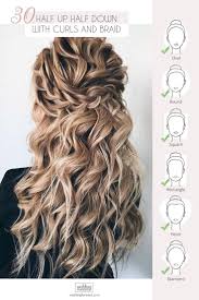 45 Perfect Half Up Half Down Wedding Hairstyles Wedding Forward Braided Hairstyles For Wedding Hair Styles Wedding Hair Down