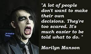 Love Marilyn Manson Quotes Quotesgram