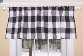 Black And White Buffalo Check Valance Buffalo Check Valance Black And White Checks Curtains Valance Custom Drapery Panel 50 X 16 Lined Or Unlined B Custom Drapery Panels Check Curtains Valance