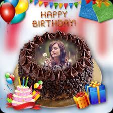 Birthday Cake With Photo Frame Download Bday Video Maker Wishes Cards By Sunil Zalavadiya Birthday Photo Frame Photo Cake Birthday