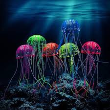 Maitys 12 Pieces Glowing Jellyfish Decoration Artificial Floating Jellyfish For Aquarium Fish Tank In 2020 Aquarium Fish Aquarium Aquarium Fish Tank
