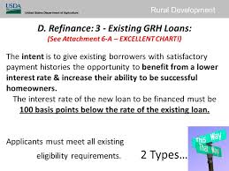 Rural Development Single Family Housing Guaranteed Loan