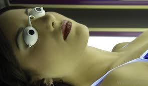 Image result for woman tanning bed