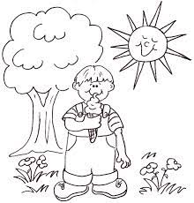 Just click on the picture you want and print! Sunny Day Coloring Pages Coloring Home
