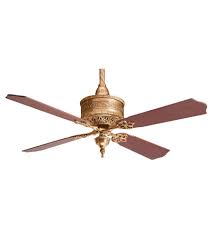 Okay fan, moves decent air. Casablanca 19th Century 4 Blade 54 Inch Ceiling Fan Unipack In Burnished Brass With Mahogany Blades 99u69t