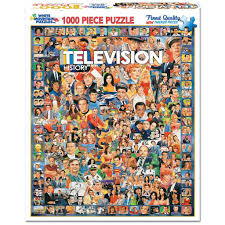 Donating used jigsaw puzzles to charity is one way to give them new life. White Mountain Puzzles Television History 1000 Piece Jigsaw Puzzle Television White Mountain Jigsaw Puzzles