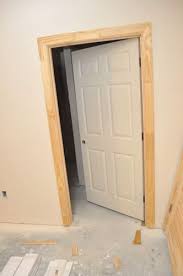 How To Install Pre Hung Doors Make A Door Building A Door Installing Wainscoting