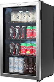 Amazon Com Vremi Beverage Refrigerator And Cooler 100 To 120 Can Mini Fridge With Glass Door For Soda Beer Beverage Refrigerator Mini Fridge Beverage Cooler