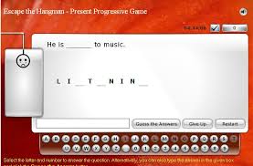 I appreciate how you had all the themes of the original game. Escape The Hangman Game Present Progressive English Guide Org