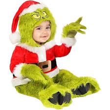 Grinch Santa Claus disfraz infantil ropa para adultos traje de éxito  clásico(Child,90) : Amazon.com.mx: Juguetes y Juegos