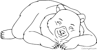 They are classified as caniforms, or doglike carnivorans. Cartoon Sleeping Black Bear Coloring Page Coloringall