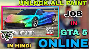 Unlocks color 12 (psn ultimate edition, online & offline) & sp (online only). Unlock All Paintjob Respray Gta 5 Online Cheat Gtahax 1 51 In Hindi Youtube