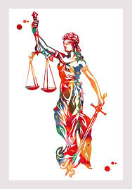 Lady Justice Art Print Justice Symbol Watercolor Law Corporate Etsy Balanca Direito Tatuagens De Direito Deusa Themis
