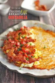 Keto Bacon And Egg Breakfast Quesadilla Easy Keto Breakfast Recipe Recipe Bacon Eggs Breakfast Breakfast Quesadilla Breakfast Recipes