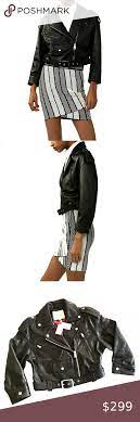 Maje Bummer Leather Cropped Biker Moto Jacket 38 A Sleek Biker Leather Jacket Will Always Be In Style By Maje New With Tags Style Clothes Design Maje Jackets