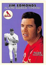 Amazon.com: 2000 Fleer Tradition Update #U55 Jim Edmonds NM-MT Cardinals :  Collectibles & Fine Art