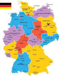 En tecnologías de los alimentos y t.s. Mapa De Alemania Mochileros Viajeros