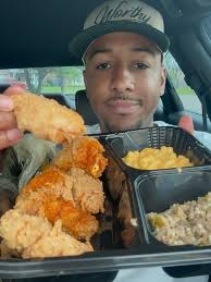 Made it out to try Golden Chick for the first time today for the soft  opening. What y'all think was my favorite? #reviewcomingsoon