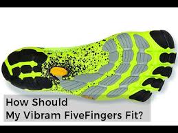 How Should My Vibram Fivefingers Furoshiki Fit Chart
