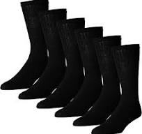 Everyday Crew Socks for Men - Cotton Socks by American Made - 12-Pack