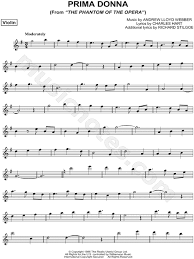 The cast includes gerard butler as the phantom, emmy. Prima Donna From The Phantom Of The Opera Sheet Music Violin Solo In G Major Download Print Sku Mn0093605