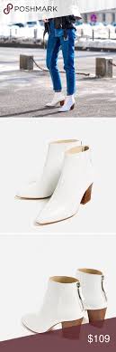 Buy White Booties With Wood Heel Up To 73 Off Lovely white stuff navy boot with contrasting suede and faux fur on heel. www el corrector com ar