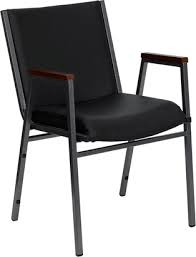 Black Vinyl Stack Armchair Xu 60154 Bk Vyl Gg Flash Furniture Stackable Chairs Furniture