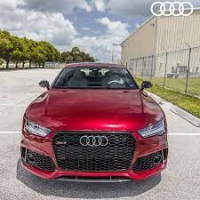 Rs7 Rubino Red Audi Dealership Audi Used Audi
