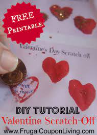 Use acrylic paint, liquid h. Diy Valentine Series Valentine S Day Scratch Off Tickets