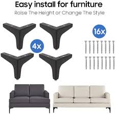 Decorating, do it yourself, organizing, round ups tagged with: La Vane Set Of 4 Modern Metal Diamond Triangle Furniture Feet Diy Replacement For Cabinet Cupboard Sofa Couch Chair Ottoman 4 10cm Rose Gold Furniture Legs Furniture Home Kitchen Environews Tv