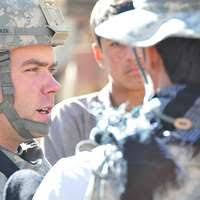 Capt. Brandon Rocker, a U.S. Air Force Civil Engineer