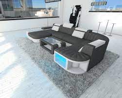 Big Fabric Sectional Sofa Boston U With Led Fabric Sectional Sofas Large Sectional Sofa Fabric Sectional