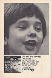 Lionel Bart "OLIVER" David "Davy" Jones ("The Monkees") 1965 Chicago  Playbill