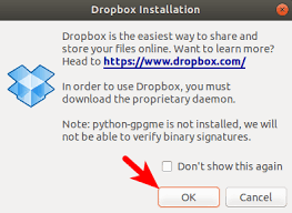 If you experience a problem, try to switch to different web browser. How To Install Dropbox On Ubuntu 20 04 From Official Repository
