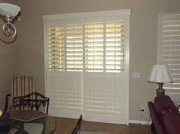 Check spelling or type a new query. Plantation Shutters On Sliding Glass Doors Traditional Living Room Phoenix By The Louver Shop Houzz