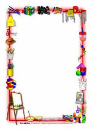 School Themed A4 Page Borders Sb3893 Sparklebox Page Borders Borders For Paper Clip Art Borders