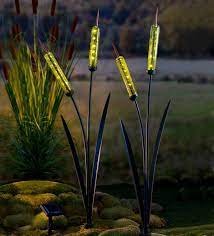 Check spelling or type a new query. Solar Cattail Garden Stake Plowhearth