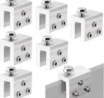 Racewill 6PCS Standing Seam Roof Clamps, Metal Roof Fixing ...