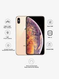 The new iphone xs max is the best iphones yet, but their steep price makes them a tad inaccessible for buyers in india. Buy Apple Iphone Xs Max 256 Gb Gold Online At Best Price Tata Cliq