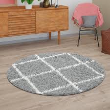 Es gibt ebenso eckige formen die rund wirken können. Hochflor Teppich Shaggy Fur Wohnzimmer Real De