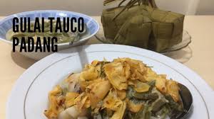 Isian nya biasanya lontong, gulai nangka di lontong medan, kita bebas memasukkan topping apa saja, mulai dari telor balado, orek tempe, tumis tauco, bihun goreng, sambel goreng ati. Ketupat Sayur Lebaran Padang Gulai Tauco Padang Youtube