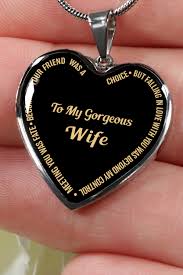 Birthday Gift Ideas For My Wife Beautiful To My Wife Necklace From Husband Best Gift For Birthday Graduation Military We Christmas Gifts For Wife Birthday Gift For Wife Gifts For My Wife