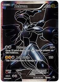 Also more doe work art and character belong to me. Amazon Com Zekrom Full Art 114 114 Black And White Toys Games