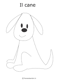 Schede Di Pregrafismo Disegni Tratteggiati Da Completare Pianetabambini It Disegni Di Cane Attivita Per Ragazzi Attivita Prescolari