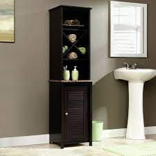 Custom white bathroom vanity with tower wooden hammer llc. 26 Best Bathroom Storage Cabinet Ideas For 2021