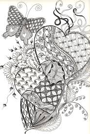 For boys and girls, kids and adults, teenagers and toddlers, preschoolers and older kids at school. This Print Is Available In An 8 X 10 Size With An 11 X 14 Black Mat Also In A 5 X 7 Size With An 8 X 1 Zentangle Drawings Zentangle Art Heart Coloring Pages