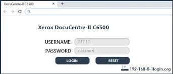 Model default username default password; Xerox Docucentre Ii C6500 Default Username Password And Default Router Ip