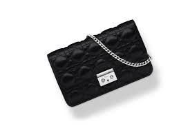 Grande Pochette Promenade Miss Dior En Agneau Noir Maroquinerie Dior Dior Maroquinerie Sac A Main